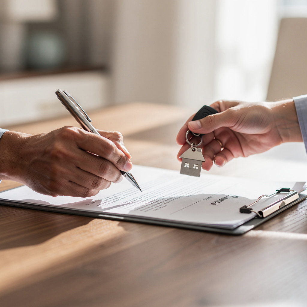 Kevin Endres - San Diego Realtor guiding a home buyer through the purchase process in San Diego, California